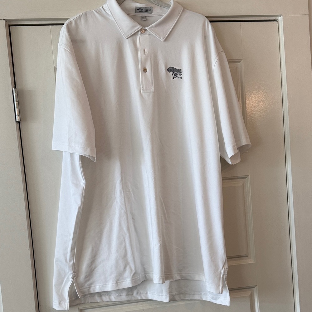 Peter Millar White Polo Shirt